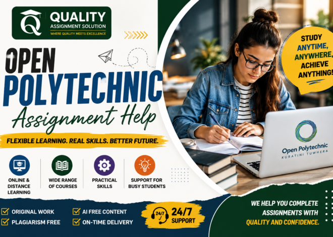 Open Polytechnic Assignment Help