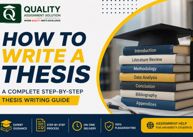 How to Write a Thesis