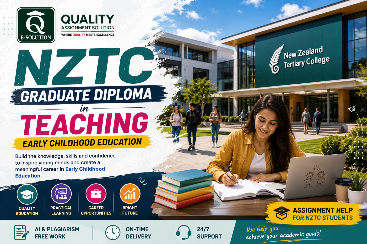 New Zealand Tertiary College (NZTC) | Graduate Diploma in Teaching (Early Childhood Education)